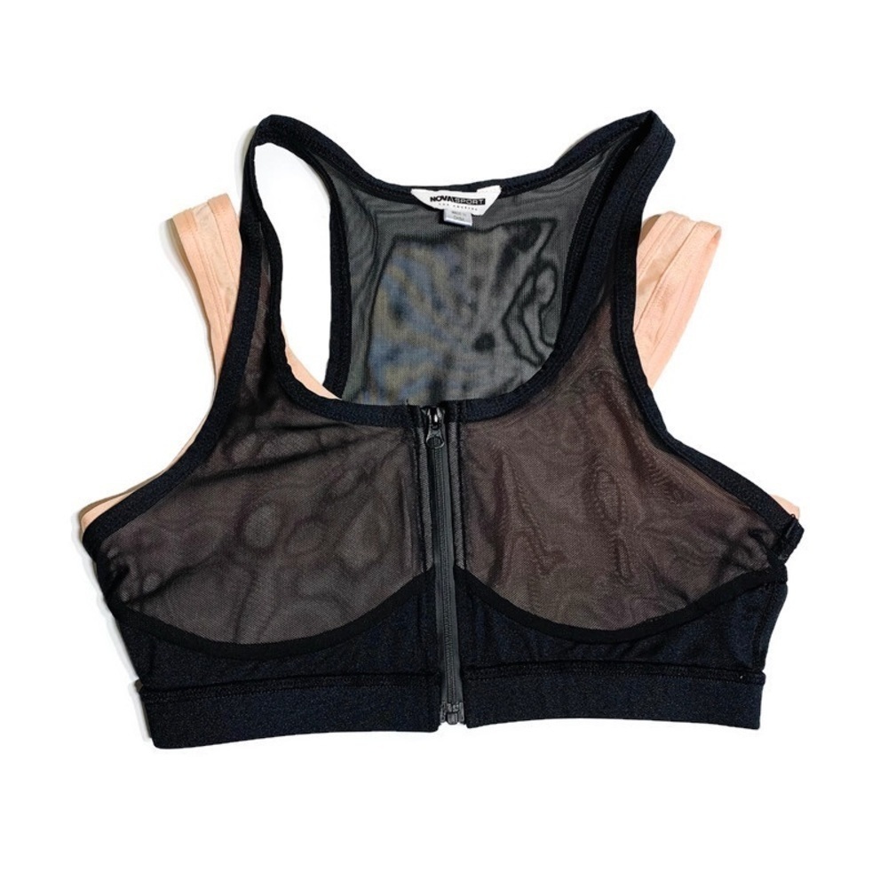 Nova Sport front zip sports bra
